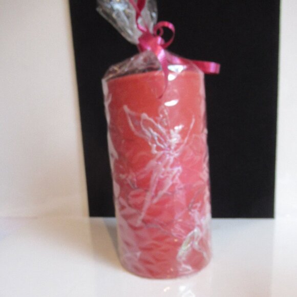 Iridescent Fairy Candle,  Hand Painted, Helen Radok, Red, Nature, Theme - Picture 2 of 4